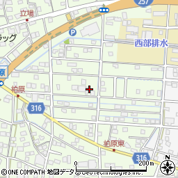 静岡県浜松市中央区篠原町21792周辺の地図