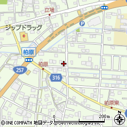 静岡県浜松市中央区篠原町21781周辺の地図