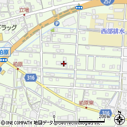 静岡県浜松市中央区篠原町21789周辺の地図