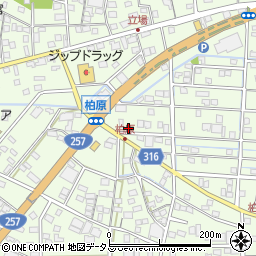 静岡県浜松市中央区篠原町21775周辺の地図