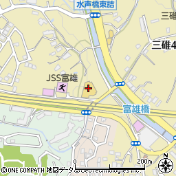 株式会社中村屋　富雄店周辺の地図