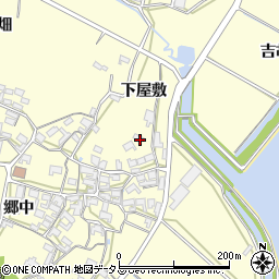 愛知県田原市吉胡町郷中47周辺の地図