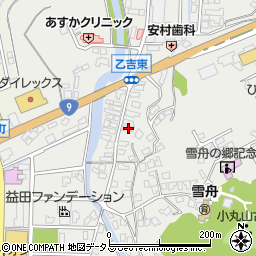 島根県益田市乙吉町ロ-10周辺の地図