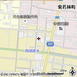 静岡県浜松市中央区新橋町172周辺の地図