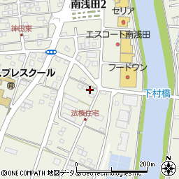 静岡県浜松市中央区法枝町18周辺の地図