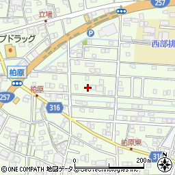 静岡県浜松市中央区篠原町21786周辺の地図