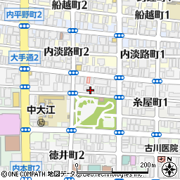 大阪聖ヨハネ教会周辺の地図