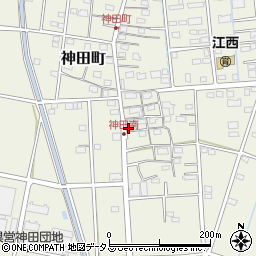 静岡県浜松市中央区神田町883周辺の地図