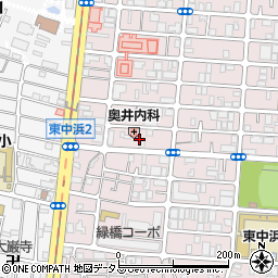 大阪府大阪市城東区東中浜2丁目7周辺の地図