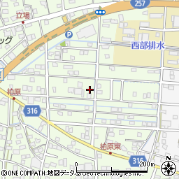 静岡県浜松市中央区篠原町21793周辺の地図
