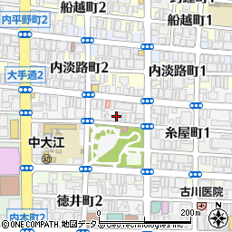 ブレスアスオール大阪店周辺の地図