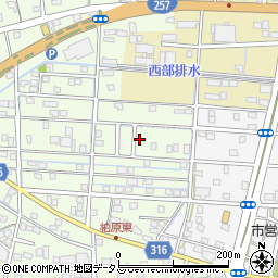 静岡県浜松市中央区篠原町21724周辺の地図