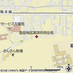 益田地区高津共同住宅周辺の地図