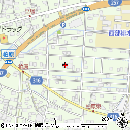 静岡県浜松市中央区篠原町21787周辺の地図