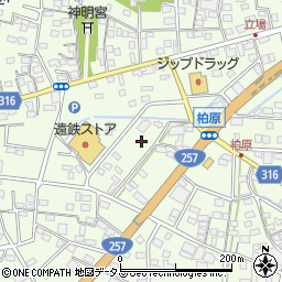 静岡県浜松市中央区篠原町21534周辺の地図