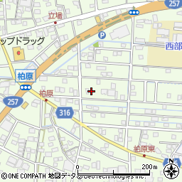 静岡県浜松市中央区篠原町21785周辺の地図