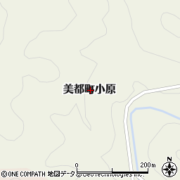 島根県益田市美都町小原周辺の地図