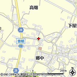 愛知県田原市吉胡町郷中141周辺の地図