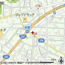 静岡県浜松市中央区篠原町21773周辺の地図