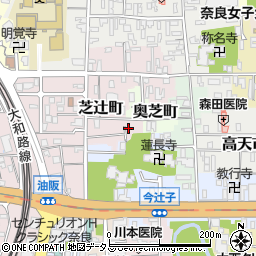 奈良県奈良市芝辻町1-12周辺の地図