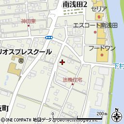 静岡県浜松市中央区法枝町15周辺の地図