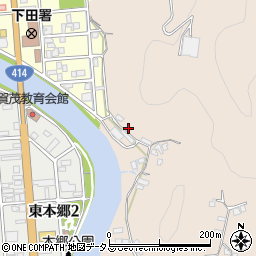 静岡県下田市中414周辺の地図