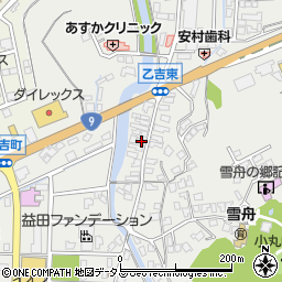 島根県益田市乙吉町27-1周辺の地図