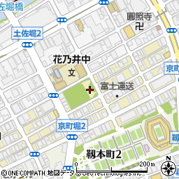 花乃井公園周辺の地図