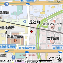 株式会社アーバンパイオニア設計　奈良事務所周辺の地図