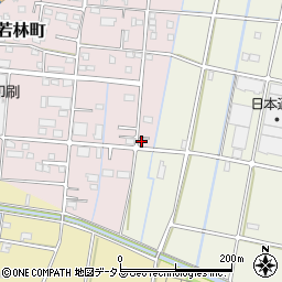 静岡県浜松市中央区東若林町1583周辺の地図