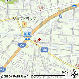 静岡県浜松市中央区篠原町21777周辺の地図