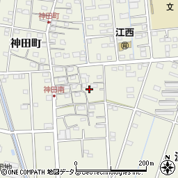 静岡県浜松市中央区神田町734周辺の地図