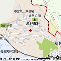 兵庫県神戸市長田区滝谷町周辺の地図