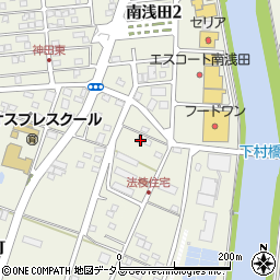 静岡県浜松市中央区法枝町17周辺の地図