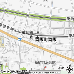 静岡県浜松市中央区舞阪町舞阪周辺の地図