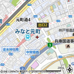 ALBAR 神戸三宮 元町店周辺の地図