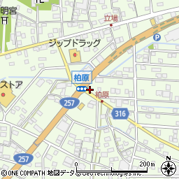 静岡県浜松市中央区篠原町21771周辺の地図