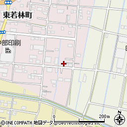 静岡県浜松市中央区東若林町1577周辺の地図