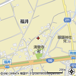 岡山県総社市福井周辺の地図