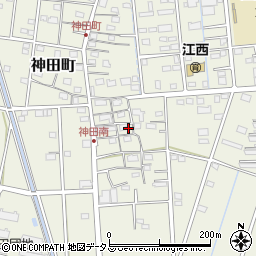 静岡県浜松市中央区神田町881周辺の地図