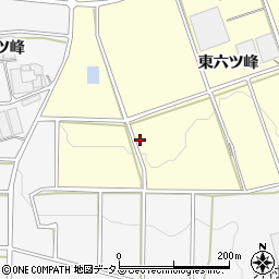 愛知県豊橋市東七根町東六ツ峰215周辺の地図