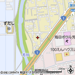 静岡県浜松市中央区芳川町900周辺の地図