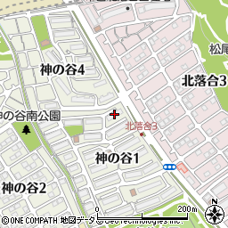 名谷２０団地９７号棟周辺の地図