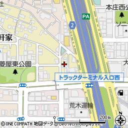 大阪府東大阪市七軒家2周辺の地図