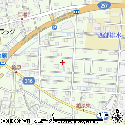 静岡県浜松市中央区篠原町21745周辺の地図