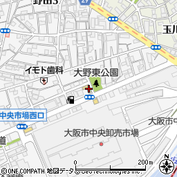 大阪市立野田保育所周辺の地図