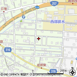 静岡県浜松市中央区篠原町21739周辺の地図