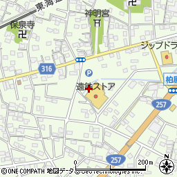 静岡県浜松市中央区篠原町14000周辺の地図