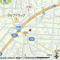 静岡県浜松市中央区篠原町21761周辺の地図