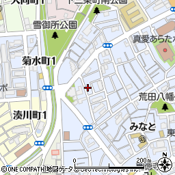 兵庫県神戸市兵庫区荒田町3丁目72-5周辺の地図